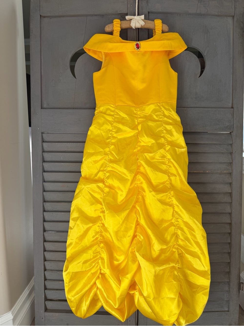 Princess Belle-Style Girls' Dress | Size 5/6